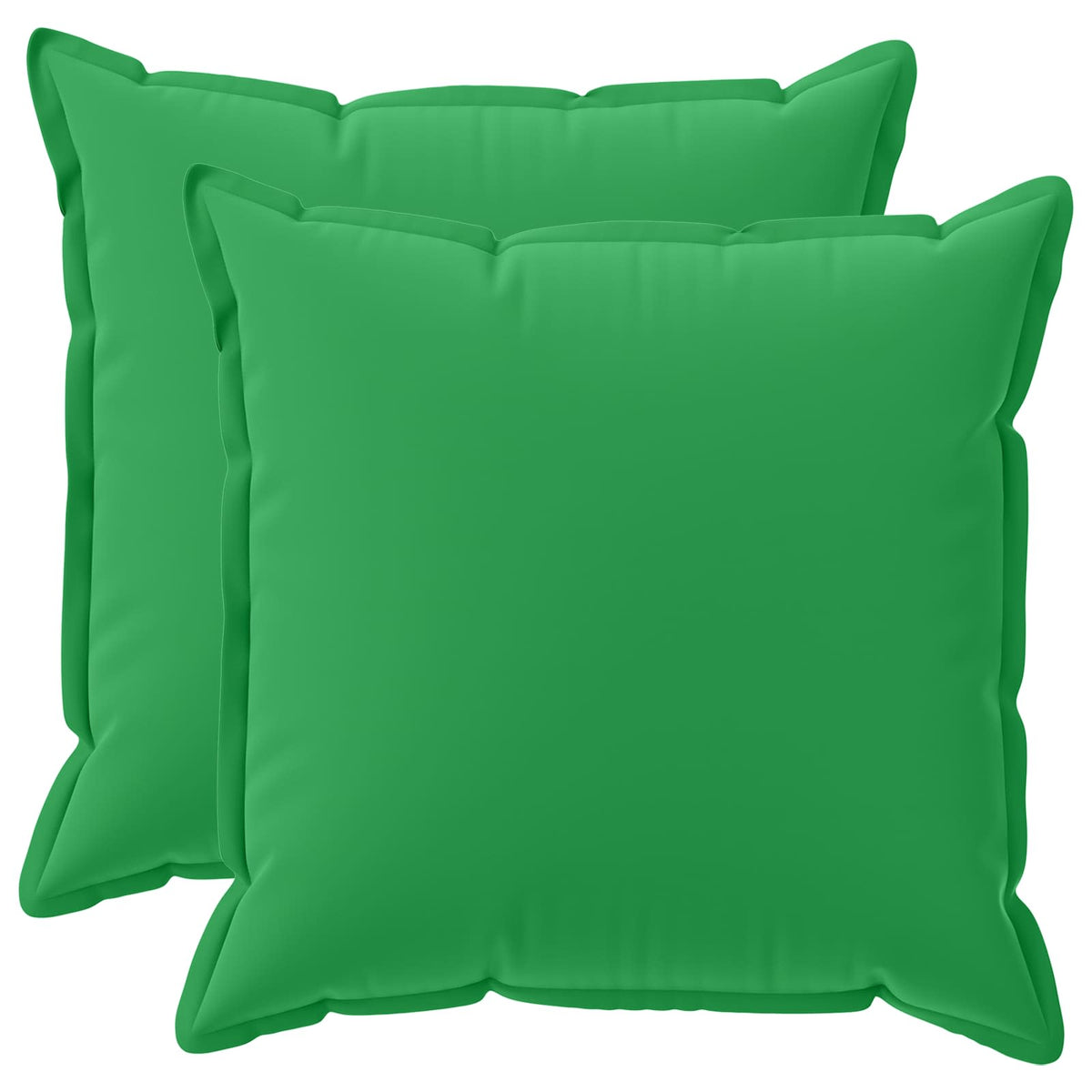 vidaXL Throw Pillow 2 pcs HOUTEN Green 55 x 55 cm Polyester