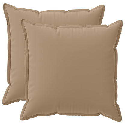 vidaXL Cushion with Pillow HOUTEN 2 pcs Taupe Polyester