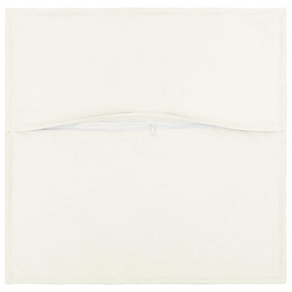 vidaXL Cushion with Pillow HOUTEN 2 pcs White Faux Linen
