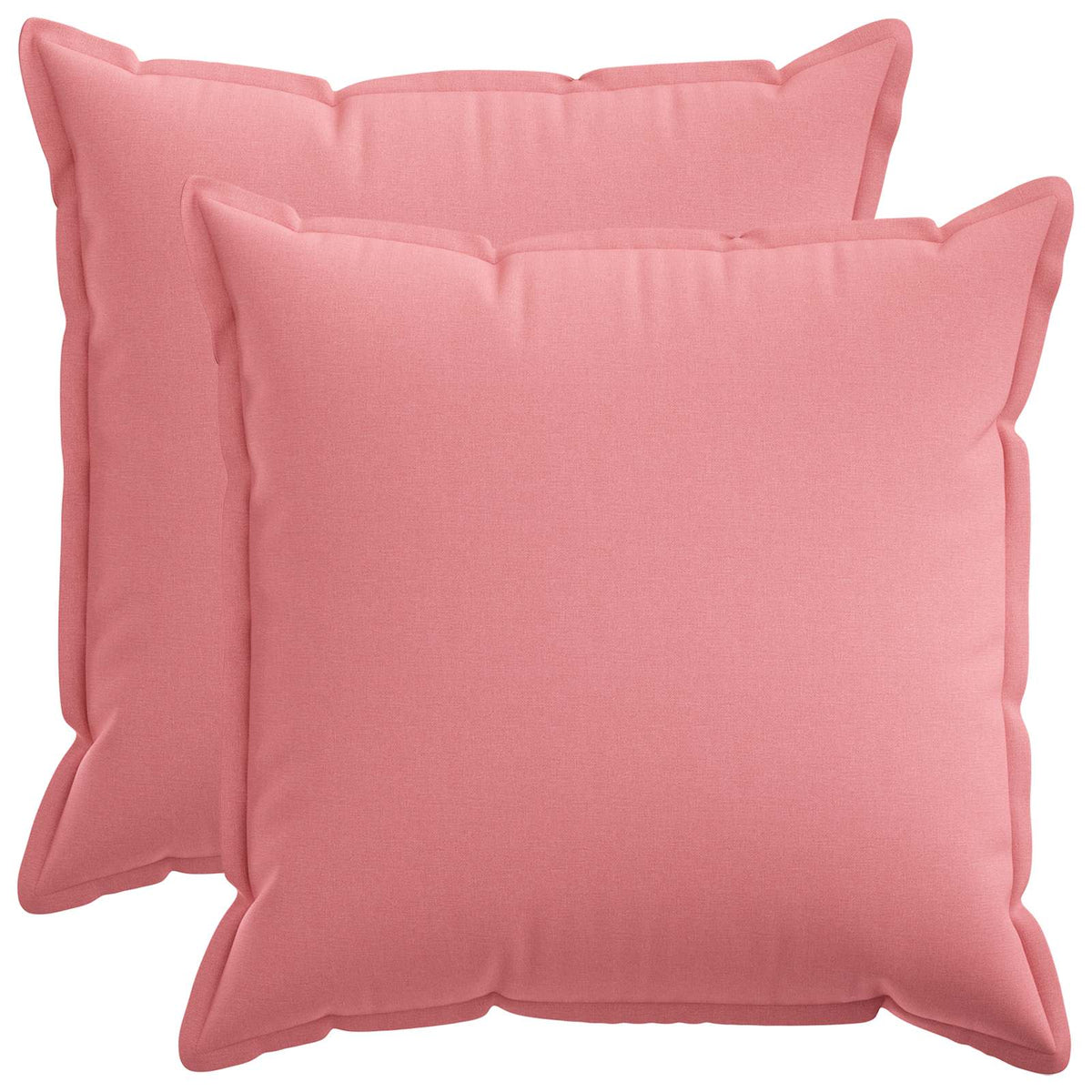 vidaXL Cushion with Pillow HOUTEN 2 pcs Pink Faux Linen