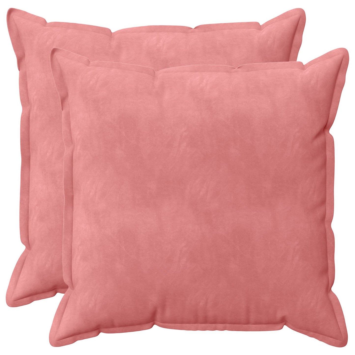 vidaXL Cushion with Pillow HOUTEN 2 pcs Pink Velvet