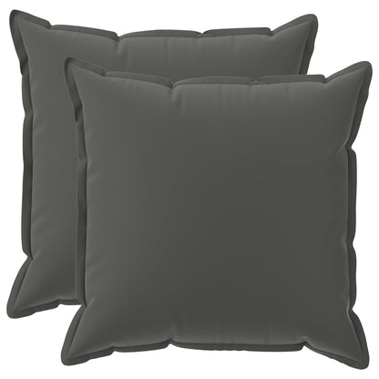 vidaXL Cushion with Pillow HOUTEN 2 pcs Anthracite Polyester