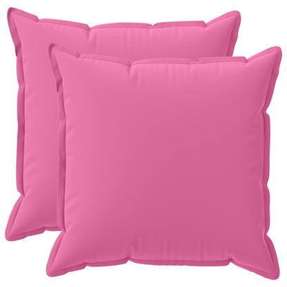 vidaXL Throw Pillow 2 pcs HOUTEN Pink 60 x 60 cm Polyester