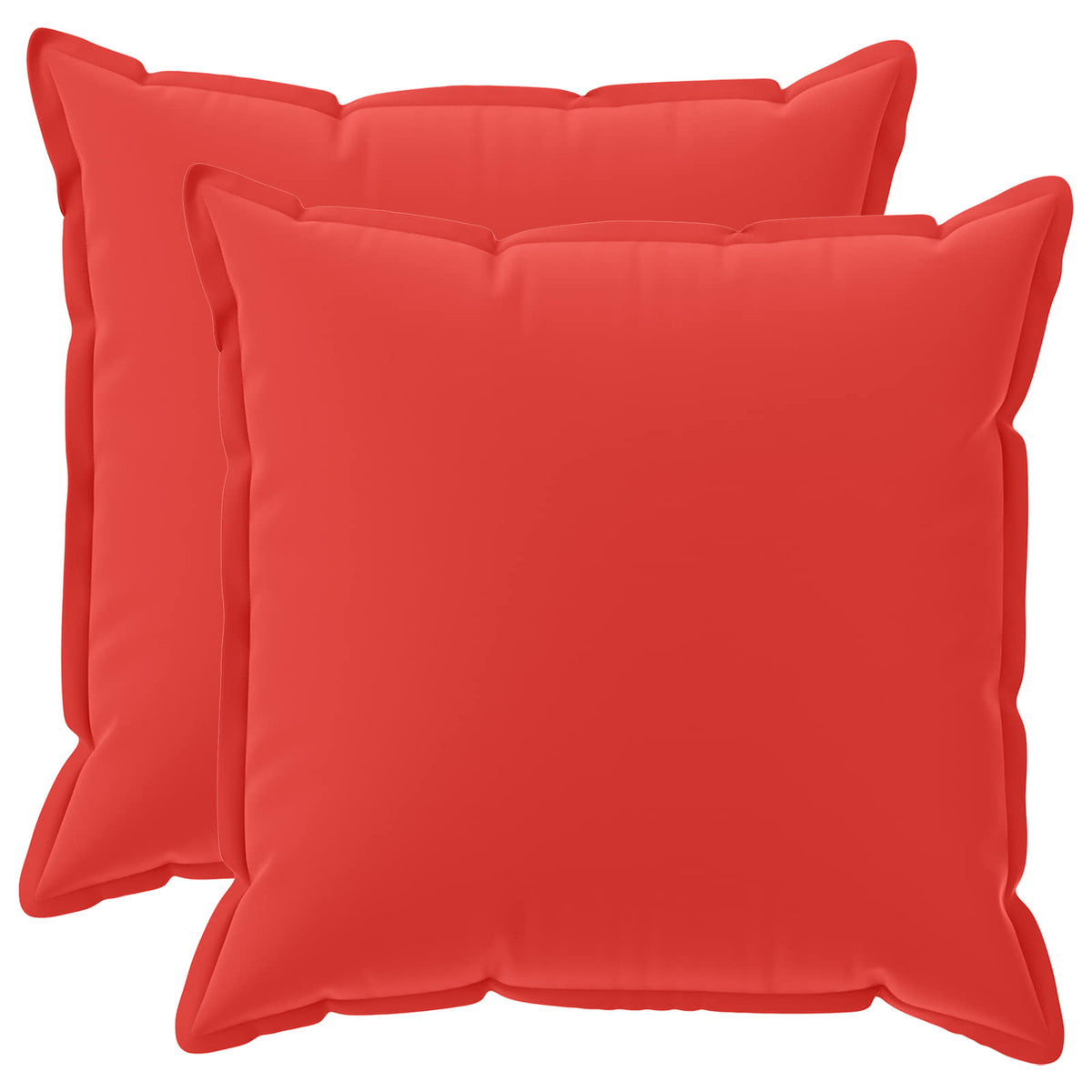 vidaXL Throw Pillow 2 pcs HOUTEN Red 60 x 60 cm Polyester