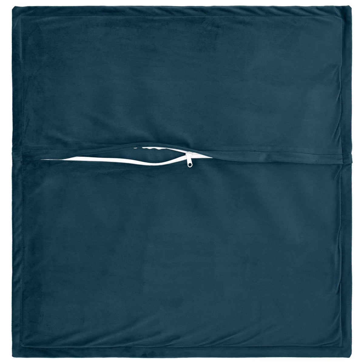 vidaXL Cushion with Pillow HOUTEN 2 pcs Blue Velvet