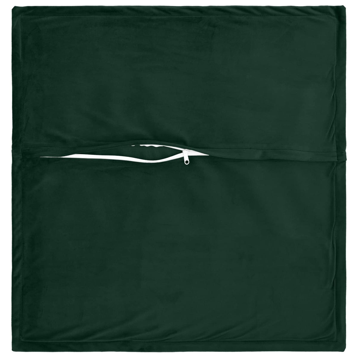 vidaXL Cushion with Pillow HOUTEN 2 pcs Dark Green Velvet