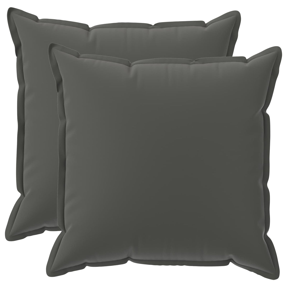 vidaXL Cushion with Pillow HOUTEN 2 pcs Anthracite Polyester