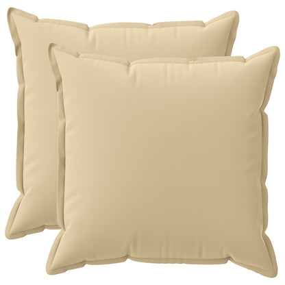 vidaXL Cushion with Pillow HOUTEN 2 pcs Beige Polyester