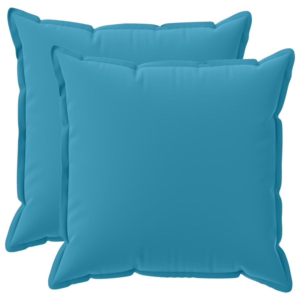 vidaXL Throw Pillow 2 pcs HOUTEN Light Blue 65 x 65 cm Polyester