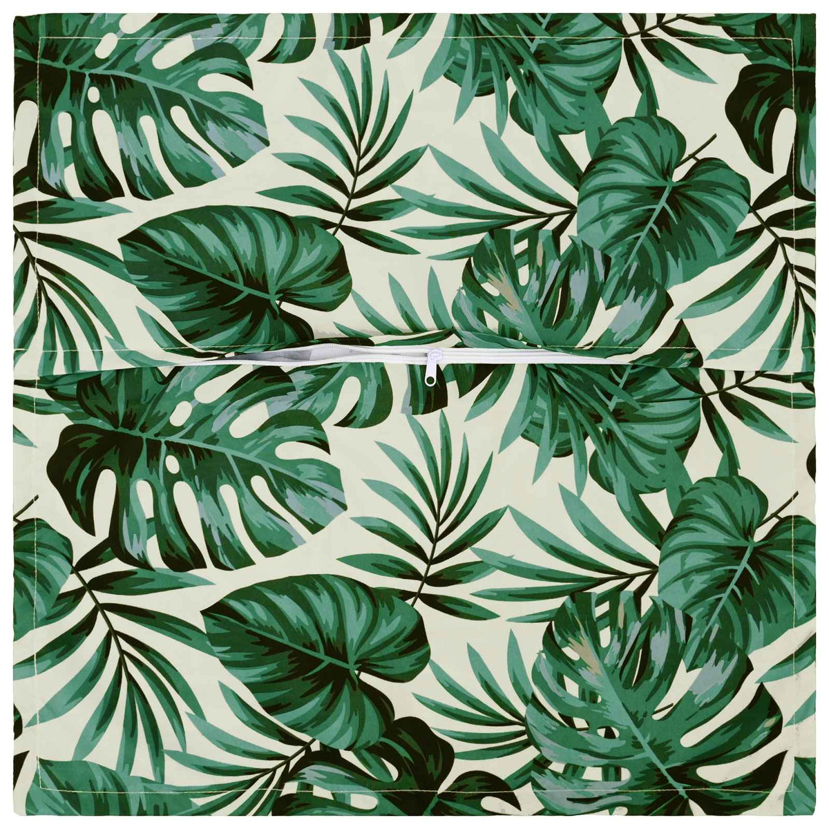 vidaXL Throw Pillow 2 pcs HOUTEN Leaf Pattern 65 x 65 cm Polyester