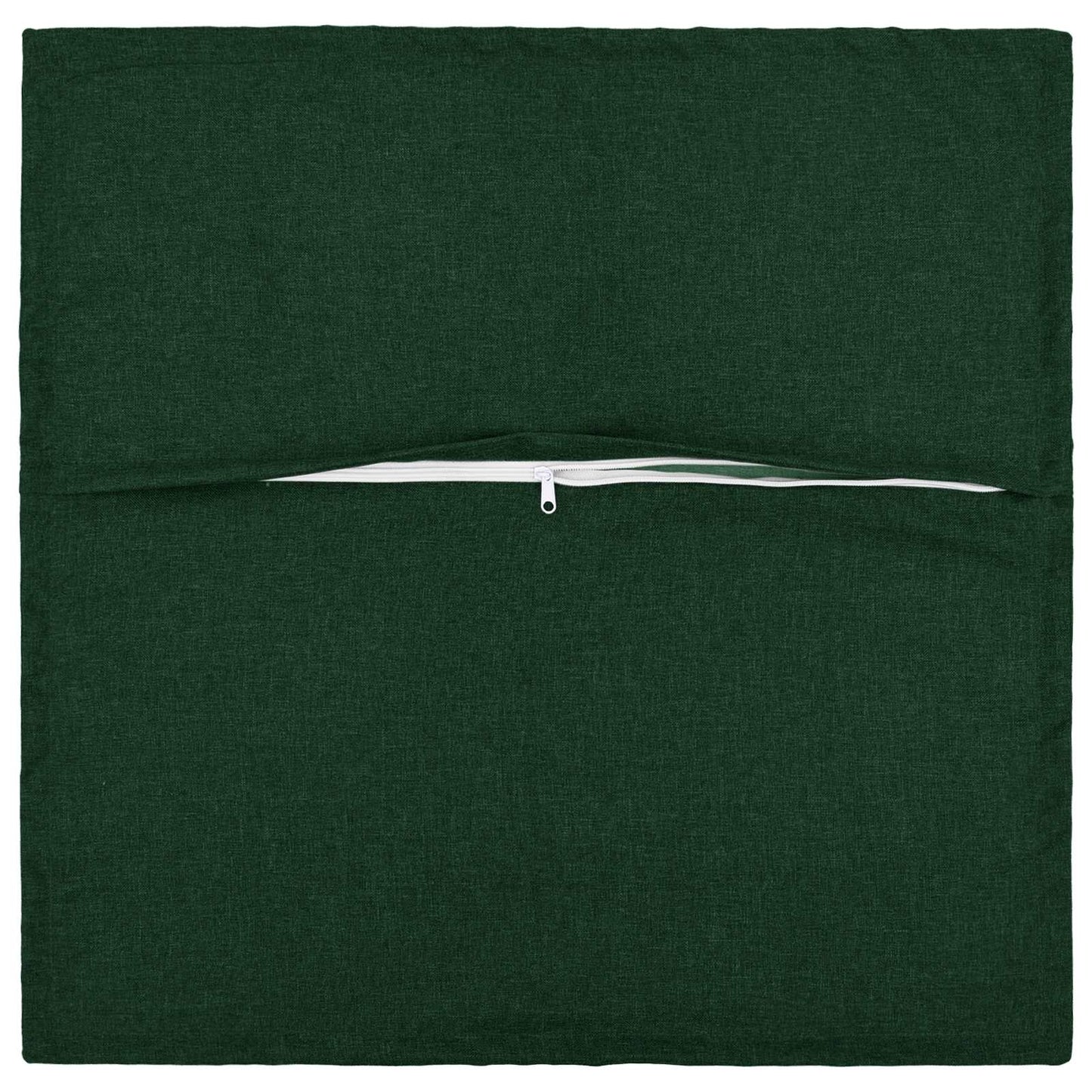 vidaXL Cushion with Pillow HOUTEN 2 pcs Dark Green Faux Linen