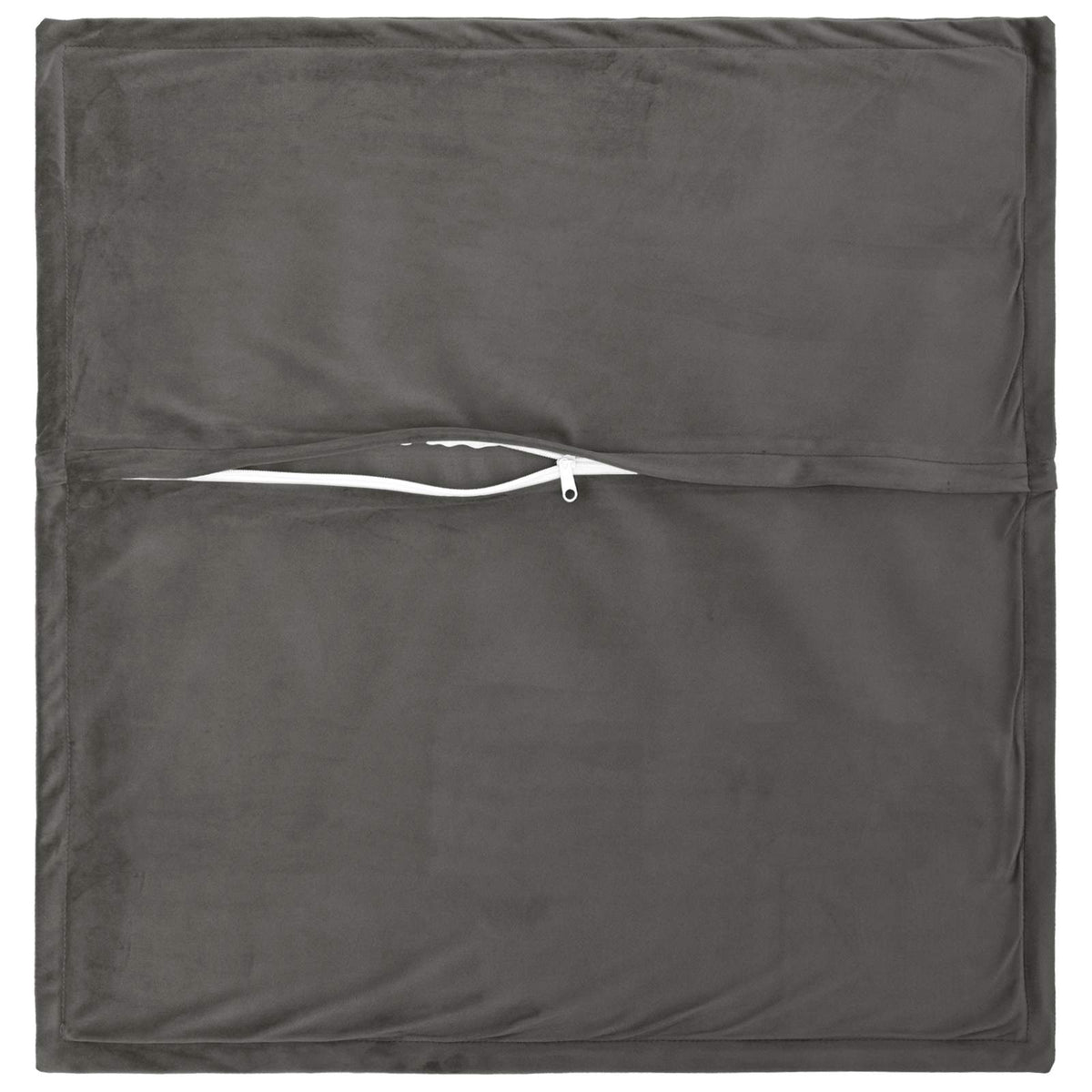 vidaXL Cushion with Pillow HOUTEN 2 pcs Dark Grey Velvet