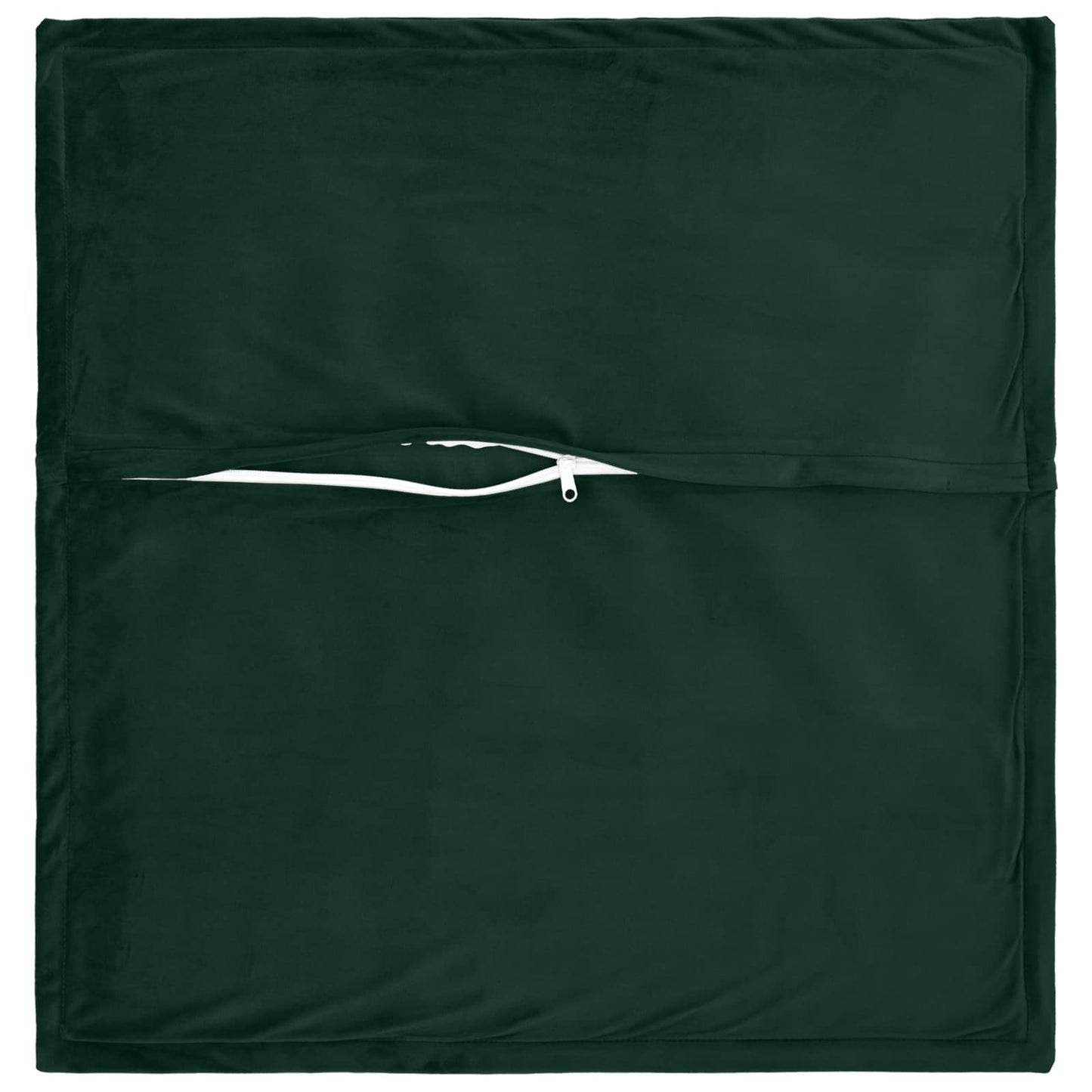 vidaXL Cushion with Pillow HOUTEN 2 pcs Dark Green Velvet