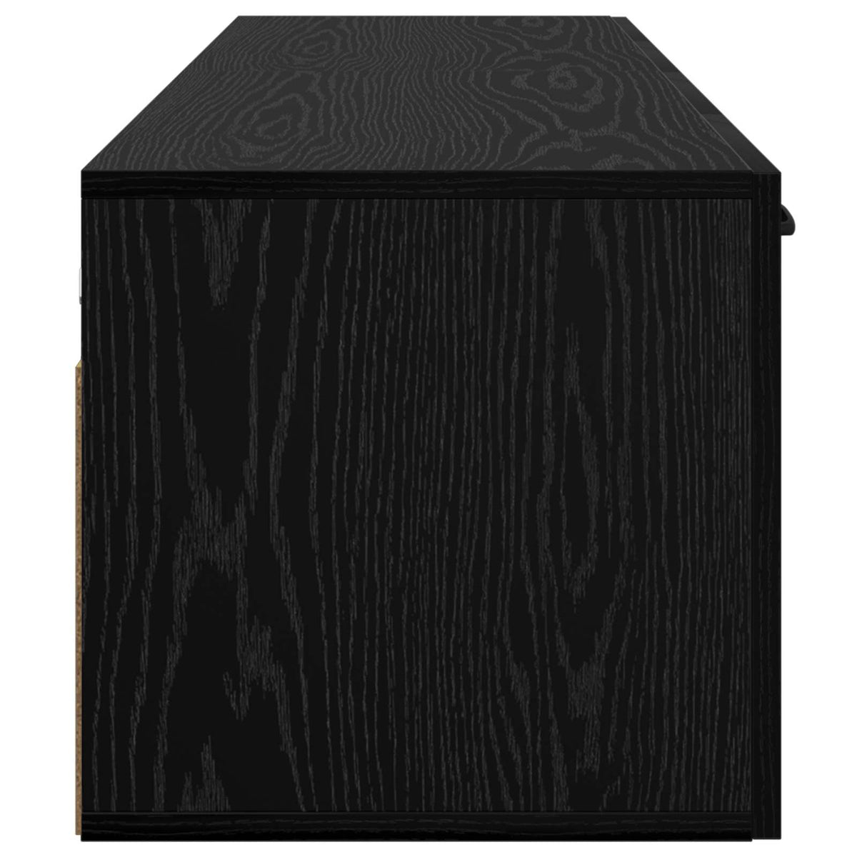 vidaXL Wall Cabinet 2 pcs 120 x 36.5 x 35 cm Engineered Wood Black Oak