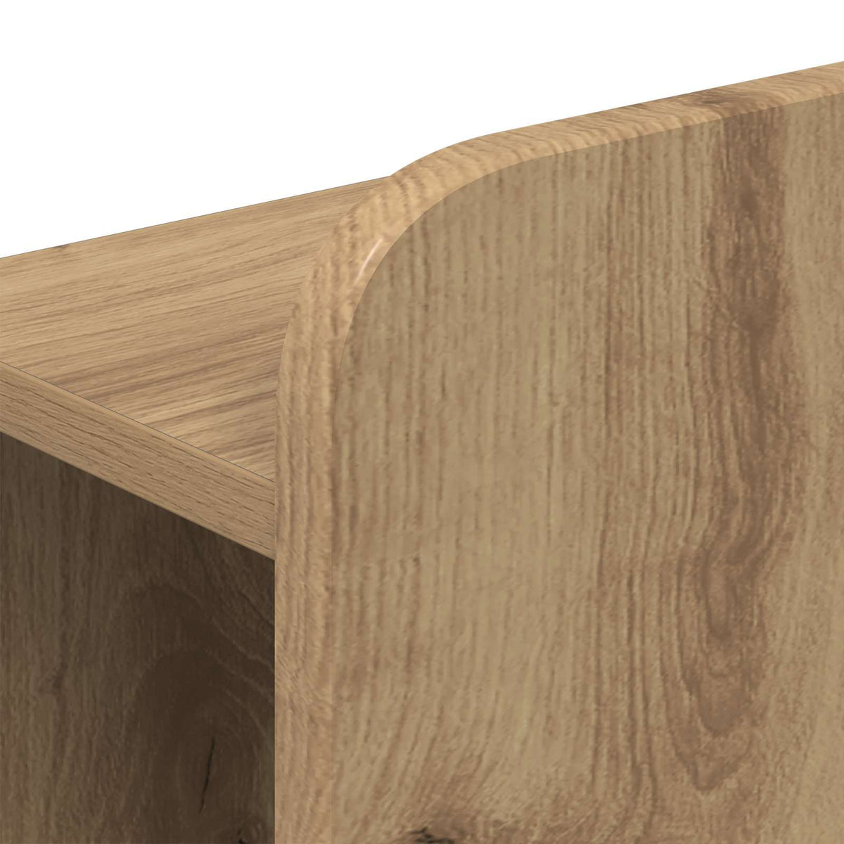 vidaXL Bed Frame with Storage and Headboard Artisan Oak 120 x 200 cm