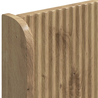 vidaXL Bed Frame with Storage and Headboard Artisan Oak 120 x 200 cm