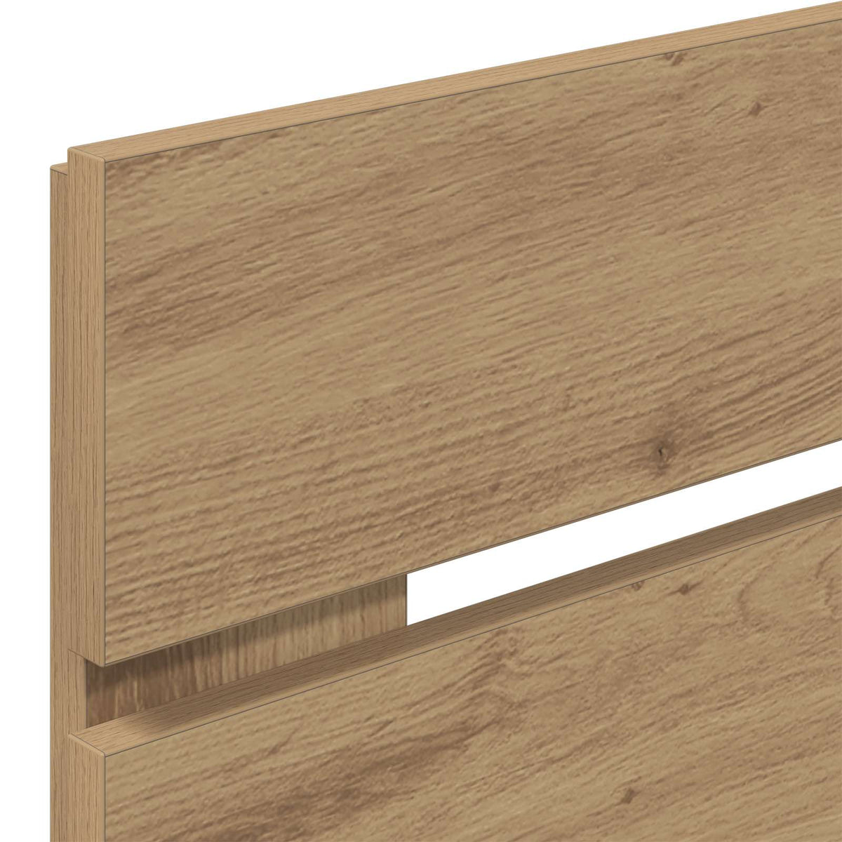 vidaXL Bed Frame with Storage and Headboard Artisan Oak 120 x 200 cm