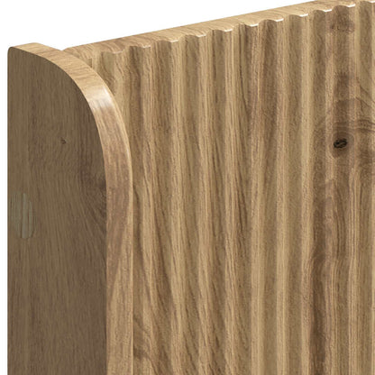 vidaXL Bed Frame with Storage and Headboard Artisan Oak 90 x 200 cm