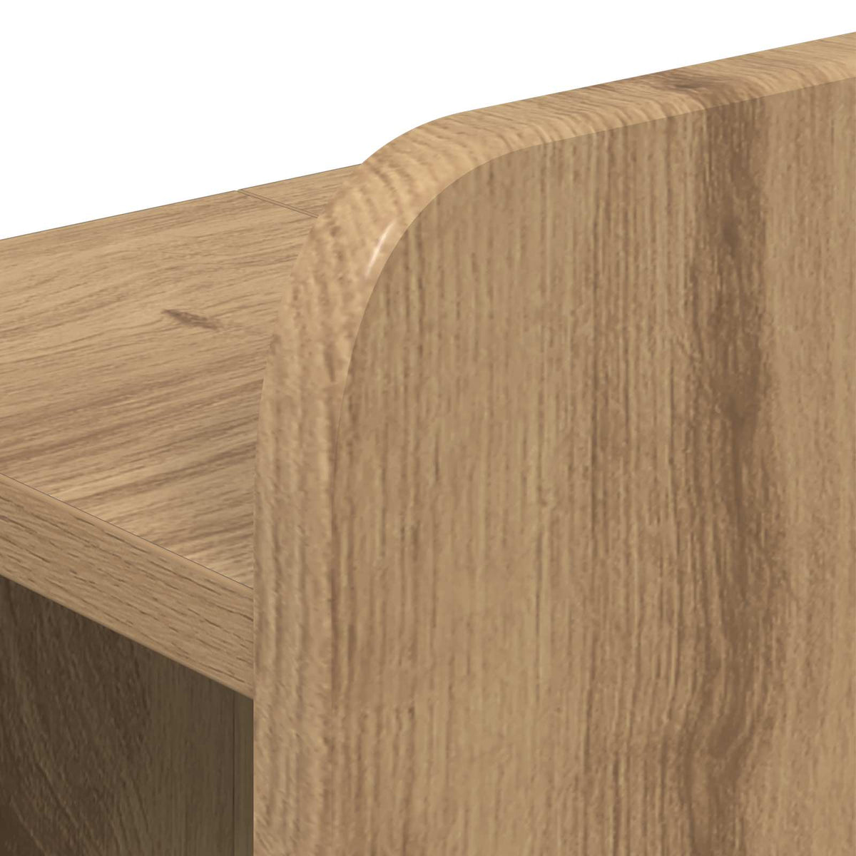 vidaXL Bed Frame with Storage and Headboard Artisan Oak 90 x 200 cm