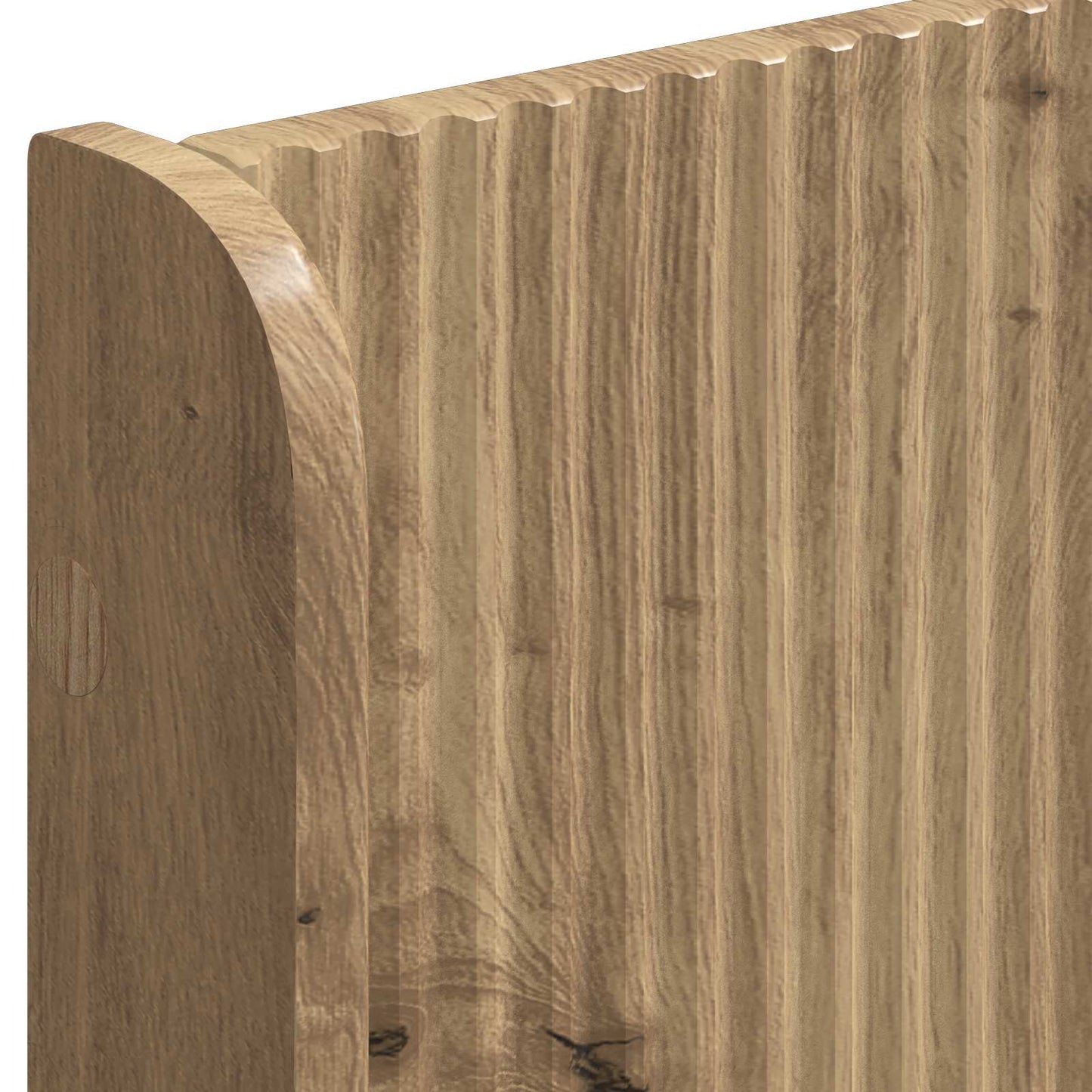 vidaXL Bed Frame with Storage and Headboard Artisan Oak 90 x 200 cm