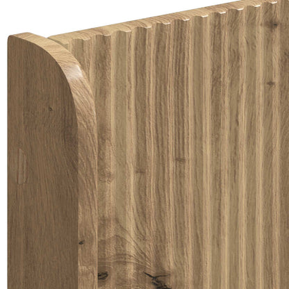 vidaXL Bed Frame with Storage and Headboard Artisan Oak 90 x 200 cm