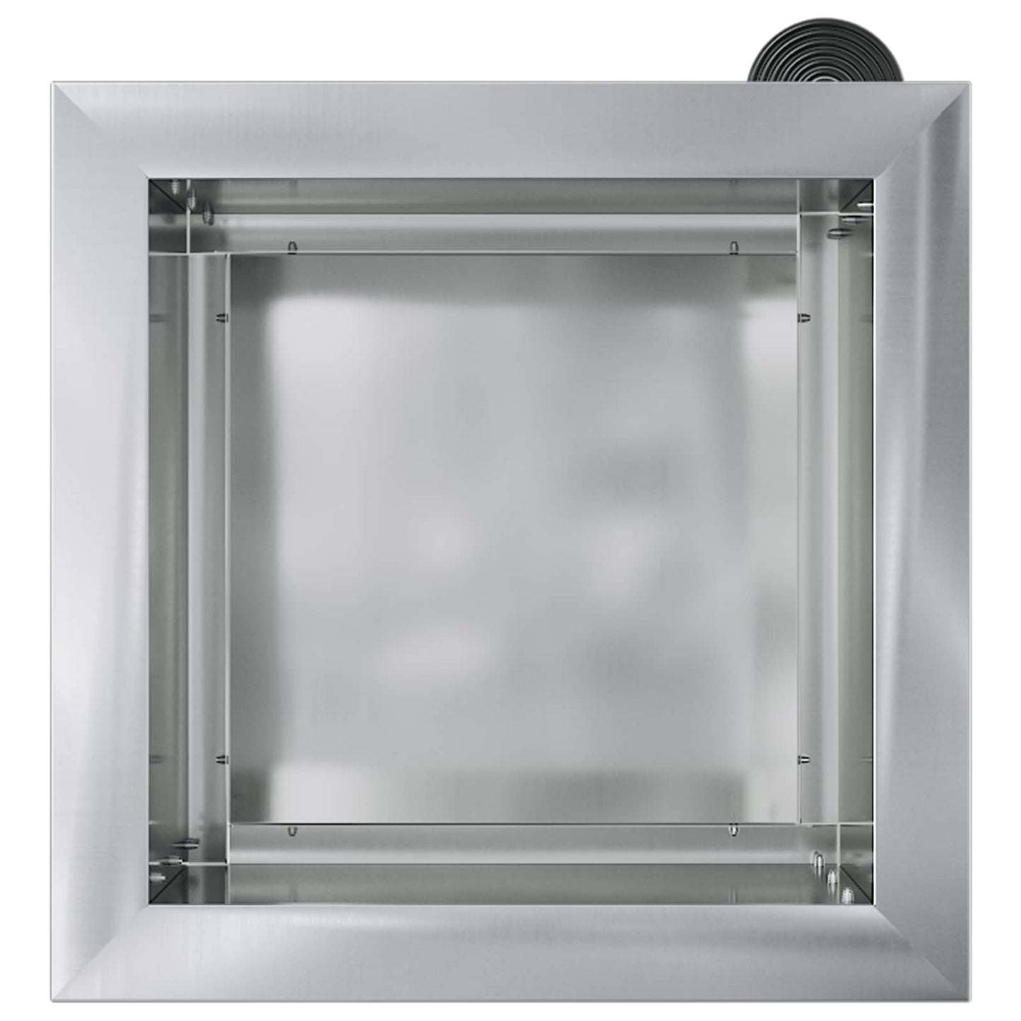 vidaXL Garden Planter with LED Silver 30 x 30 x 30 cm Galvanised Steel