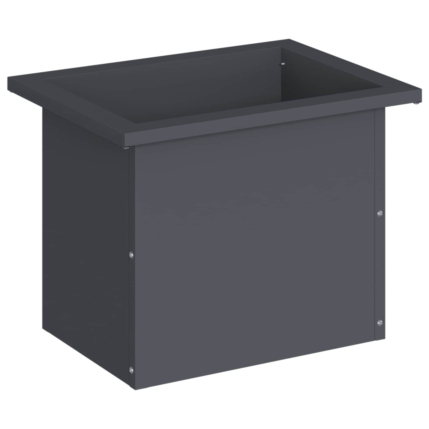 vidaXL Garden Planter with LED Antracite 30 x 40 x 30 cm Steel