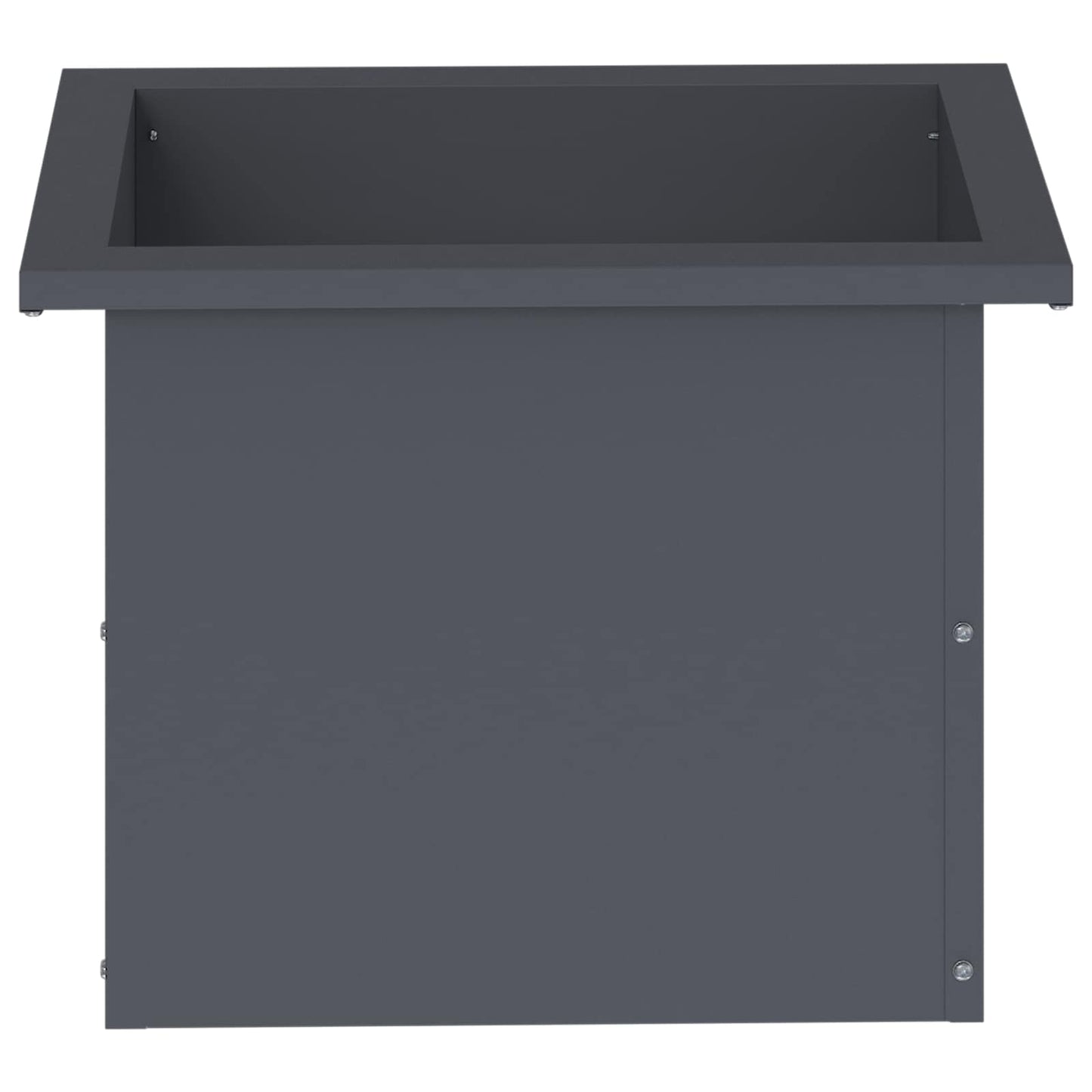 vidaXL Garden Planter with LED Antracite 30 x 40 x 30 cm Steel
