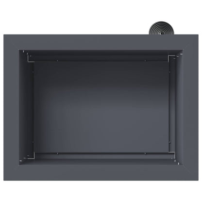 vidaXL Garden Planter with LED Antracite 30 x 40 x 30 cm Steel