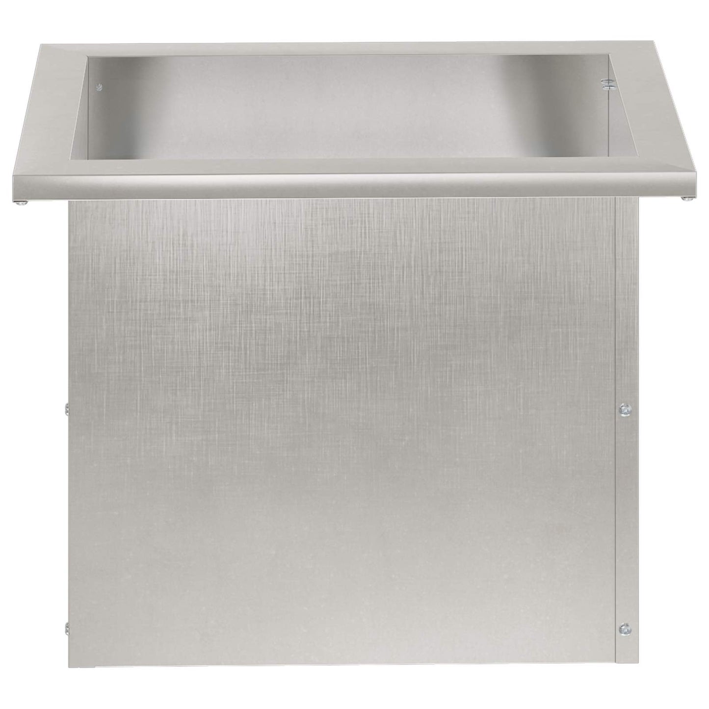 vidaXL Garden Planter with LED 2 pcs Silver 30 x 40 x 30 cm