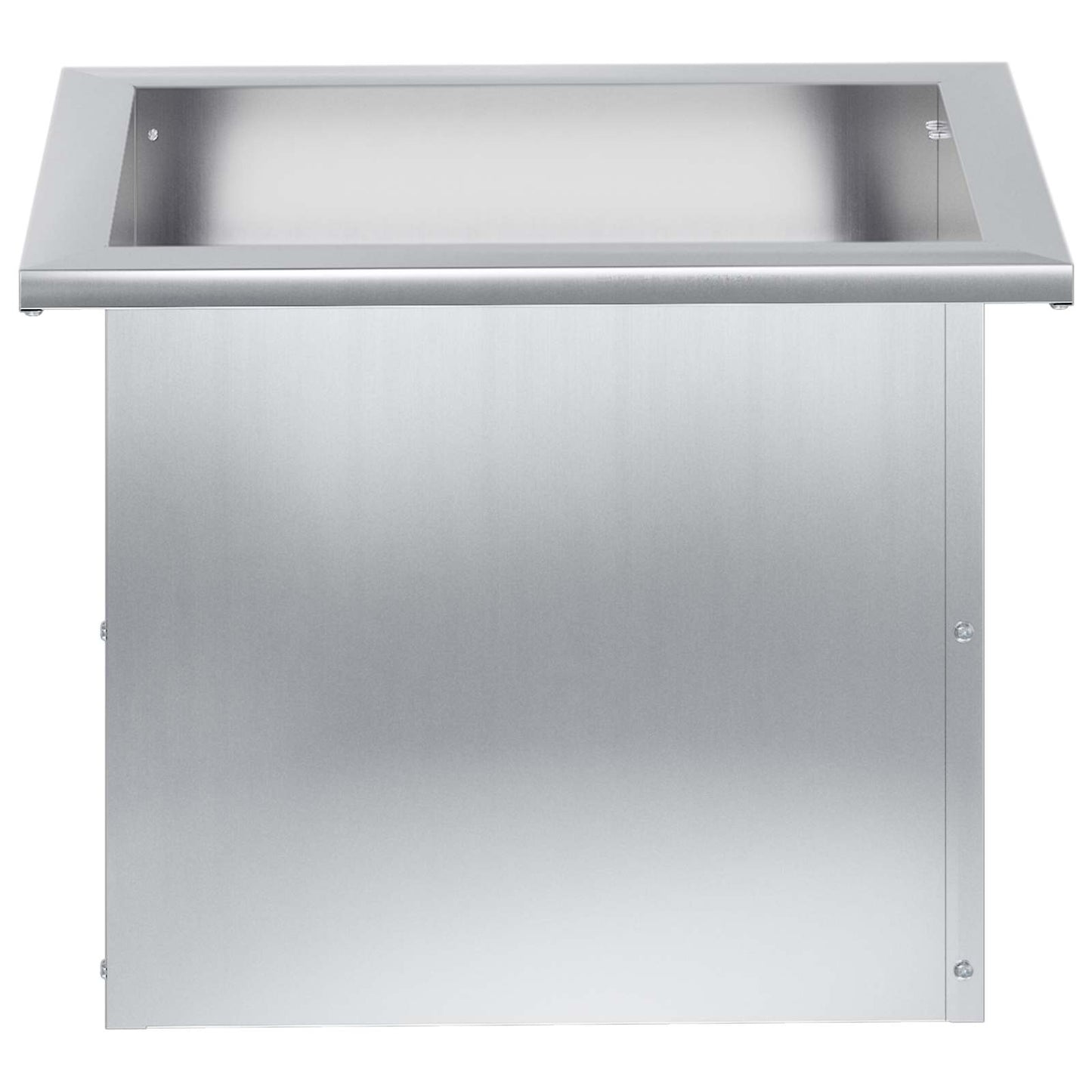 vidaXL Garden Planter with LED 2 pcs Silver 30 x 40 x 30 cm