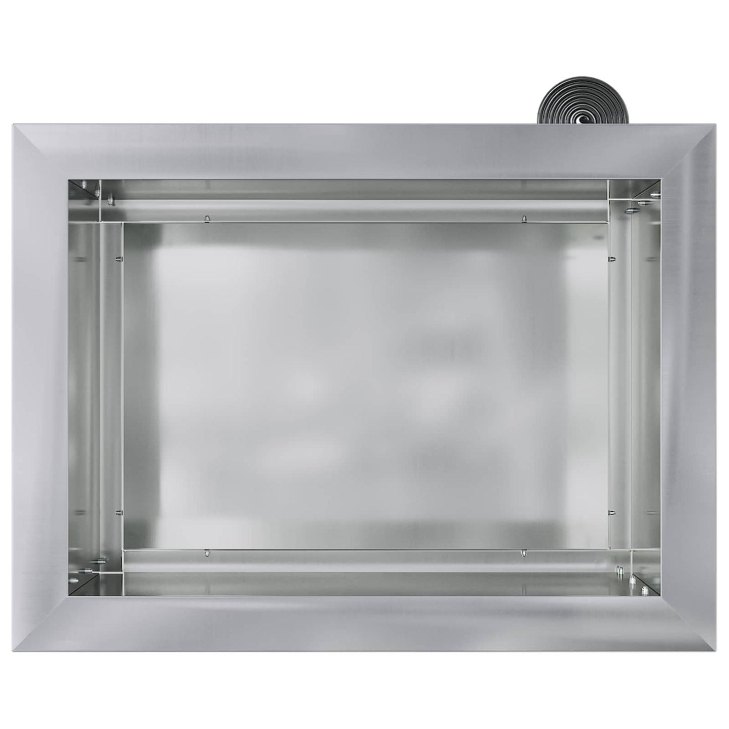 vidaXL Garden Planter with LED 2 pcs Silver 30 x 40 x 30 cm