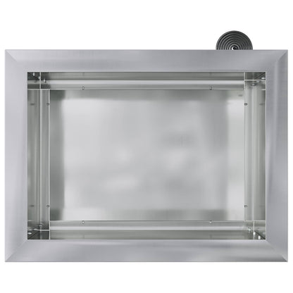 vidaXL Garden Planter with LED 2 pcs Silver 30 x 40 x 30 cm