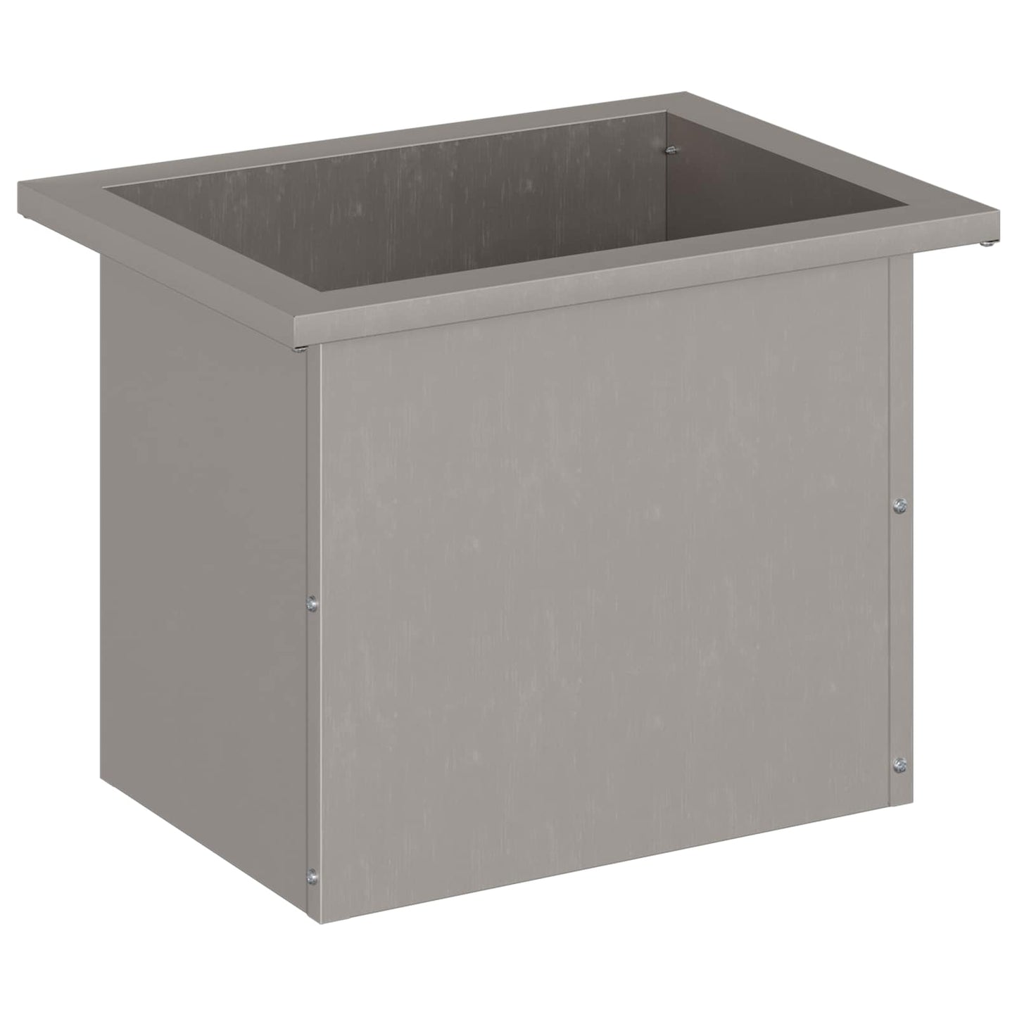 vidaXL Garden Planter with LED Rusty 30 x 40 x 30 cm Weathering Steel