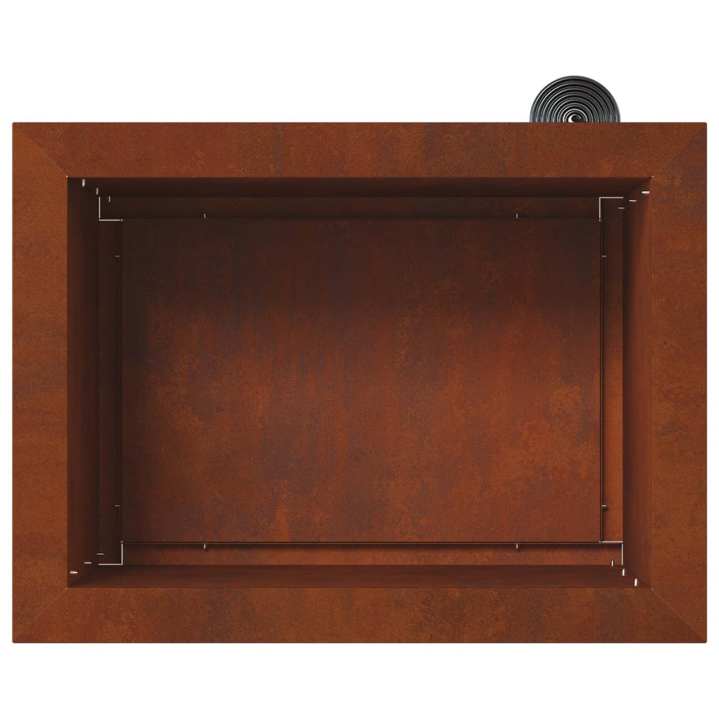 vidaXL Garden Planter with LED 2 pcs Rusty 30 x 40 x 30 cm