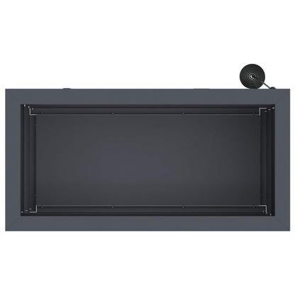 vidaXL Garden Planter with LED 2 pcs Antracite 30 x 60 x 30 cm Steel