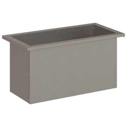 vidaXL Garden Planter with LED Rusty 30 x 60 x 30 cm Weathering Steel