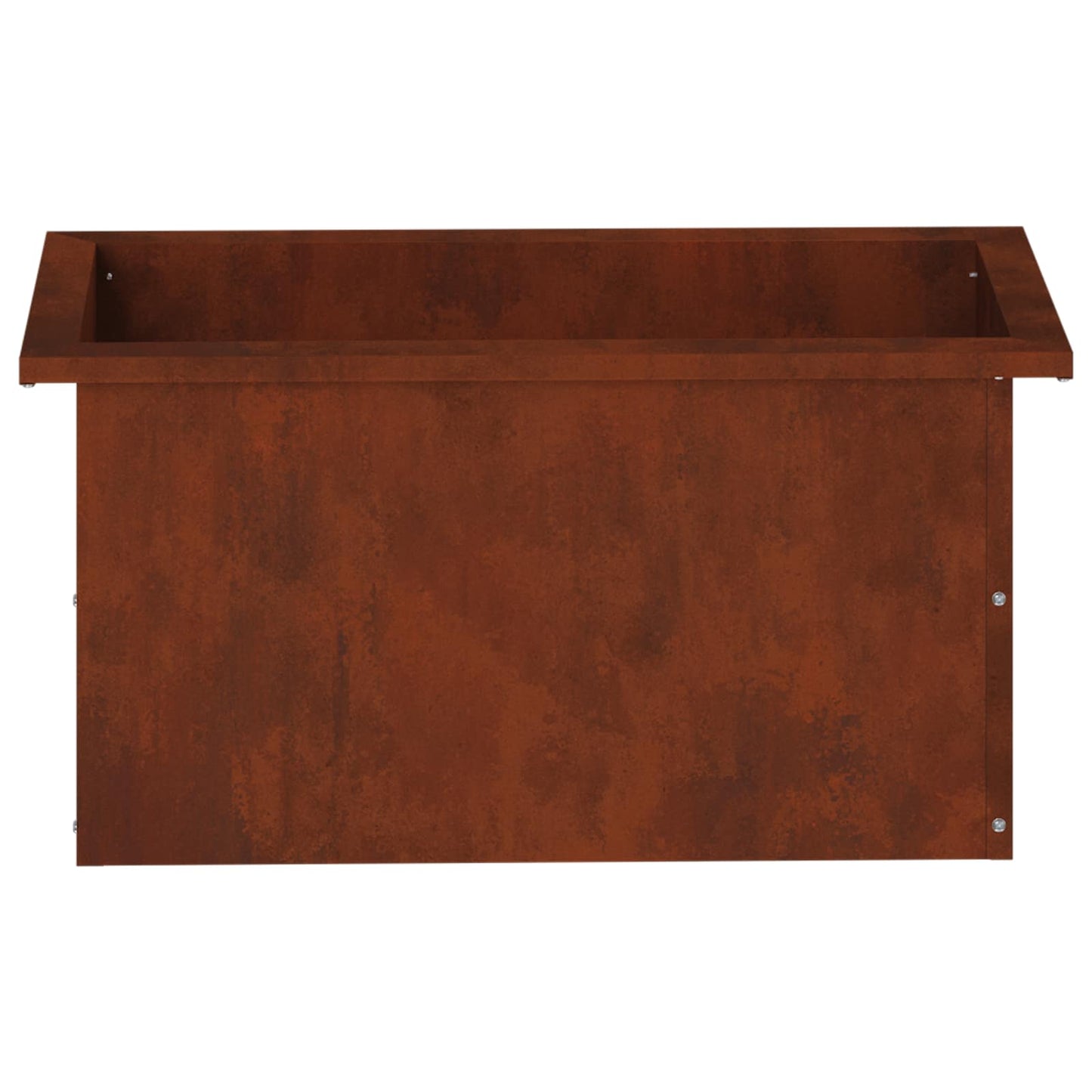 vidaXL Garden Planter with LED Rusty 30 x 60 x 30 cm Weathering Steel