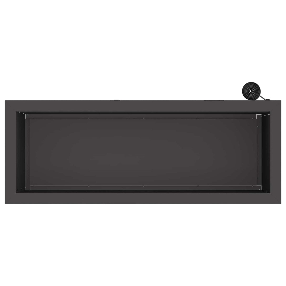 vidaXL Garden Planter with LED 2 pcs Black 30 x 80 x 30 cm Steel