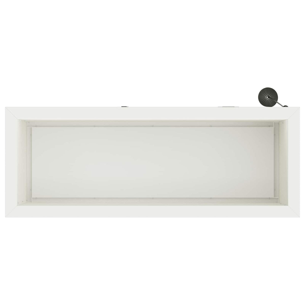 vidaXL Garden Planter with LED 2 pcs White 30 x 80 x 30 cm Steel