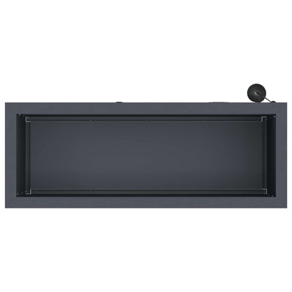 vidaXL Garden Planter with LED Antracite 30 x 80 x 30 cm Steel
