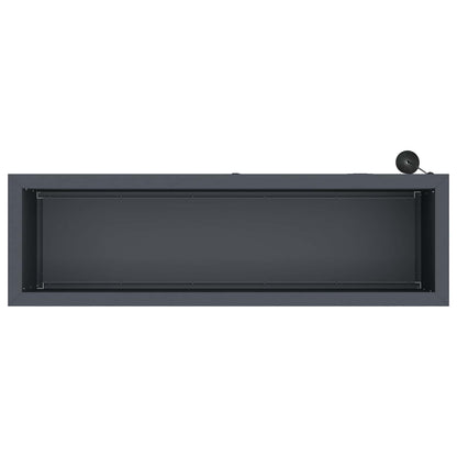 vidaXL Garden Planter with LED Antracite 30 x 100 x 30 cm Steel