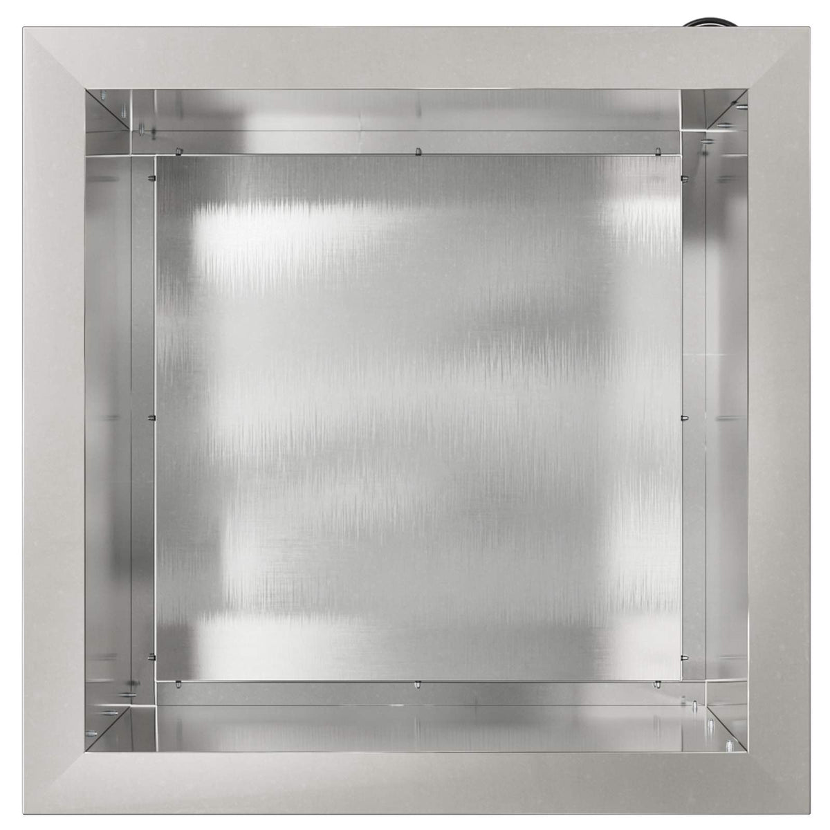 vidaXL Garden Planter with LED 2 pcs Silver 40 x 40 x 40 cm