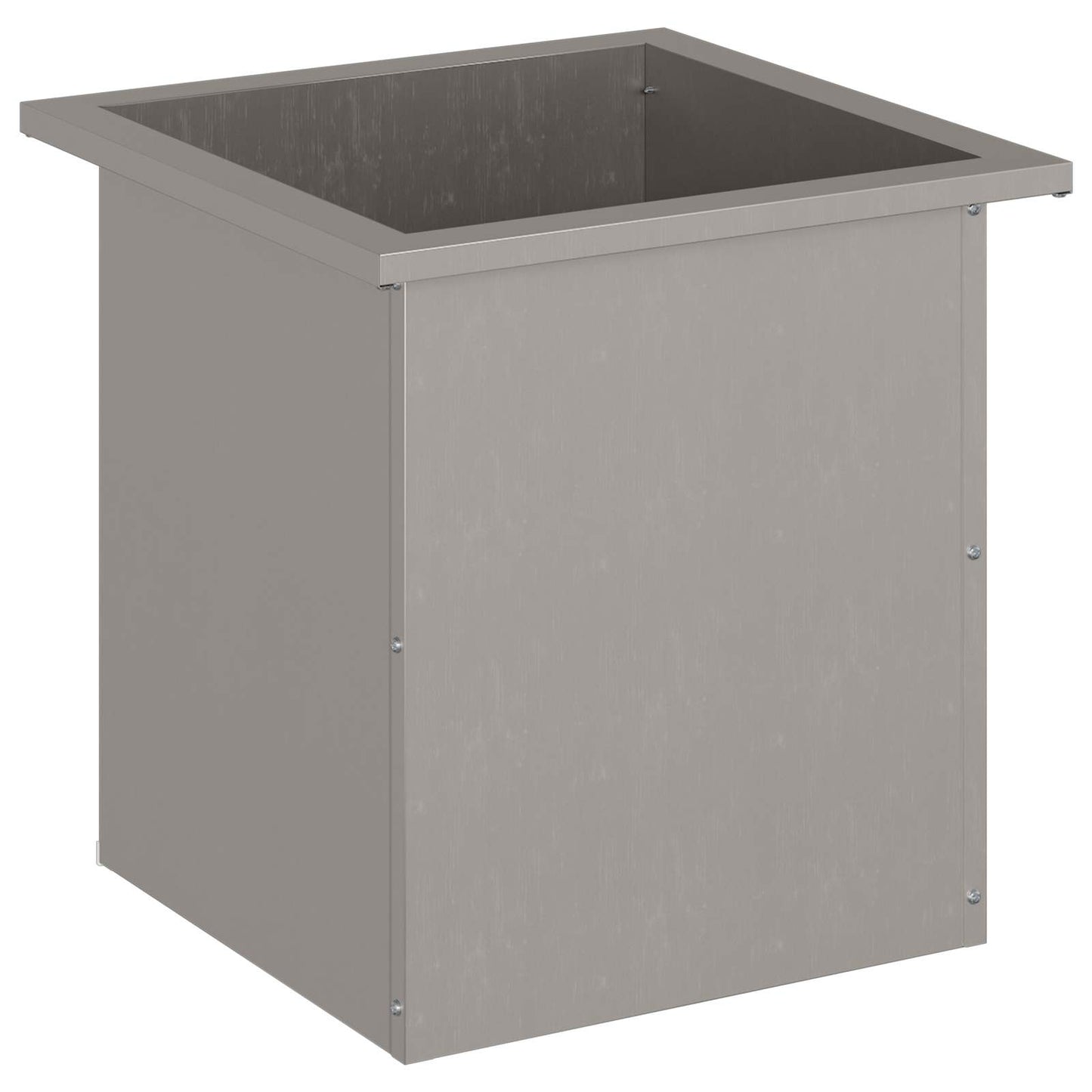 vidaXL Garden Planter with LED Rusty 40 x 40 x 40 cm Weathering Steel
