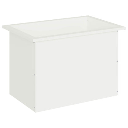 vidaXL Garden Planter with LED White 40 x 60 x 40 cm Steel