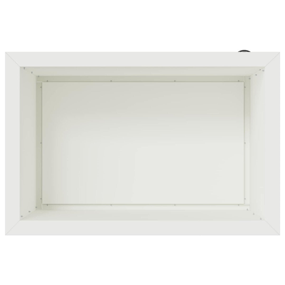 vidaXL Garden Planter with LED White 40 x 60 x 40 cm Steel