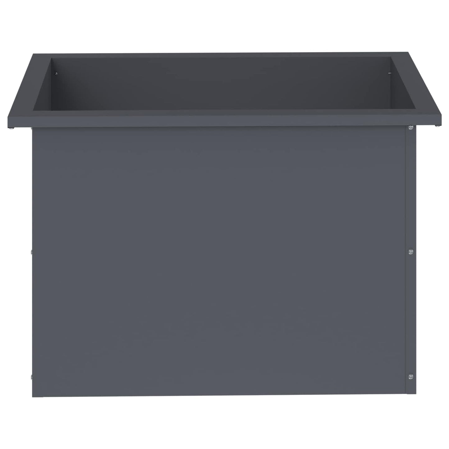 vidaXL Garden Planter with LED Antracite 40 x 60 x 40 cm Steel