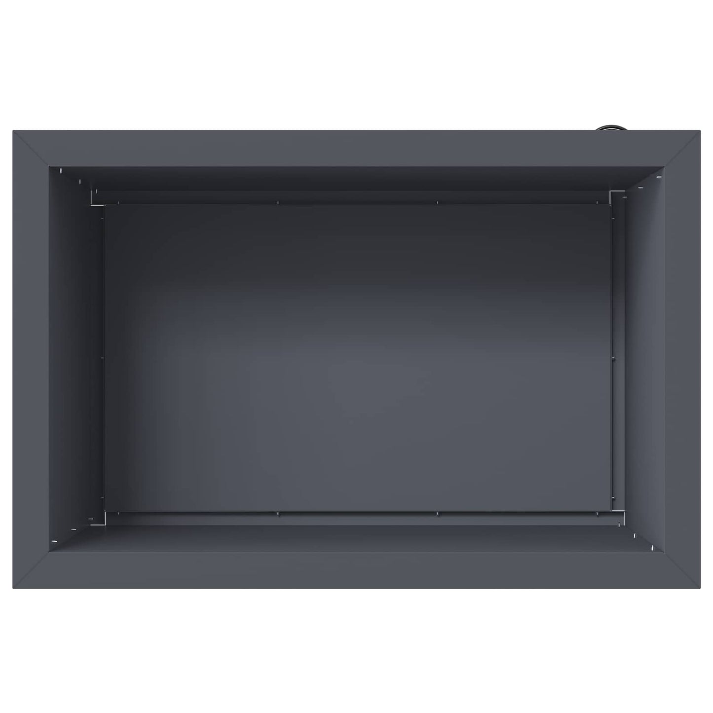 vidaXL Garden Planter with LED Antracite 40 x 60 x 40 cm Steel