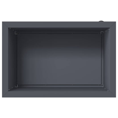 vidaXL Garden Planter with LED Antracite 40 x 60 x 40 cm Steel