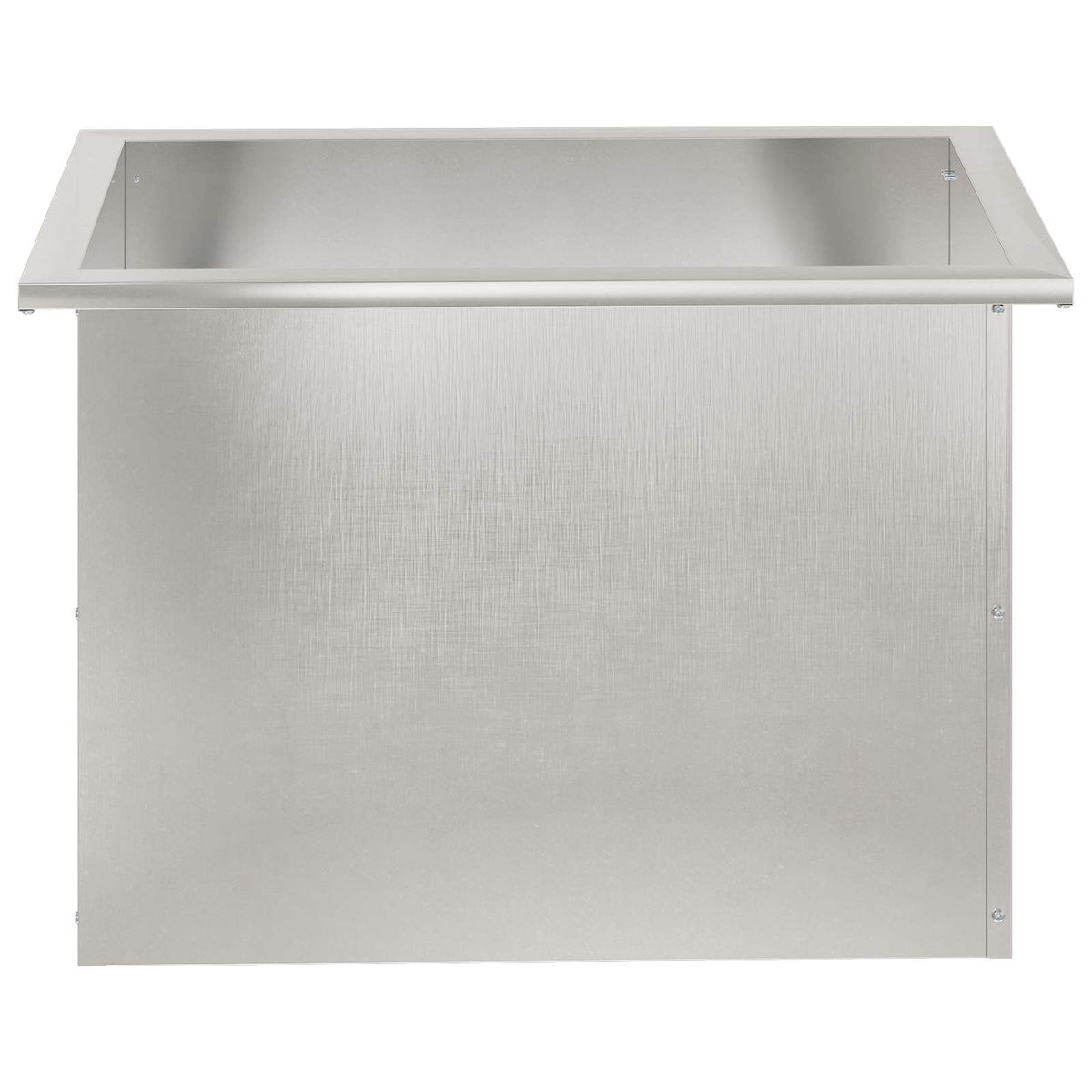 vidaXL Garden Planter with LED Silver 40 x 60 x 40 cm Stainless Steel